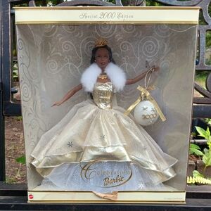 Barbie Celebration 2000 Edition Doll in Gold and White
